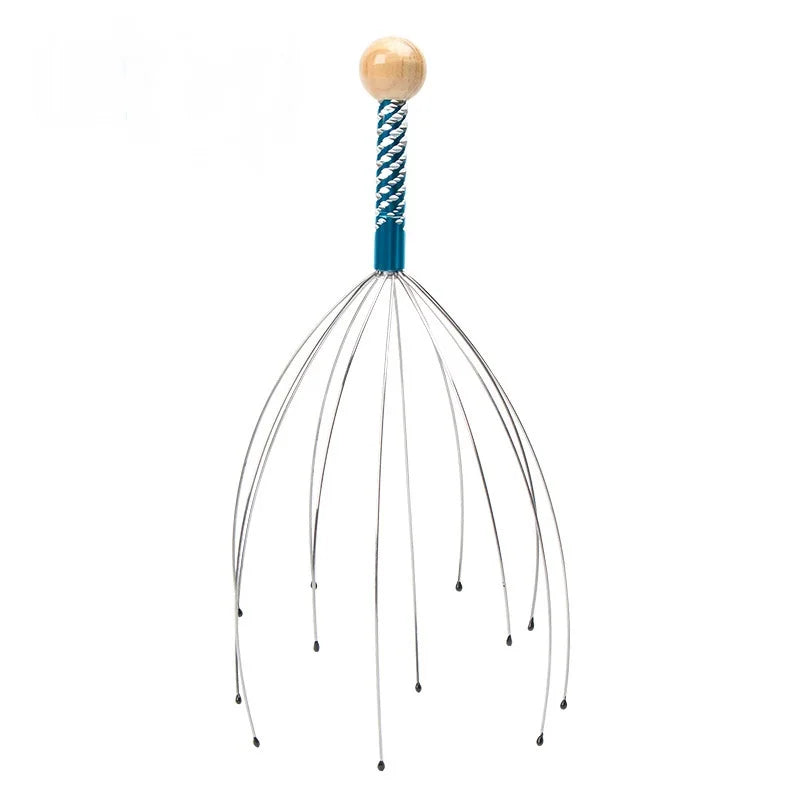 1PC Octopus Head Massager Stainless Steel