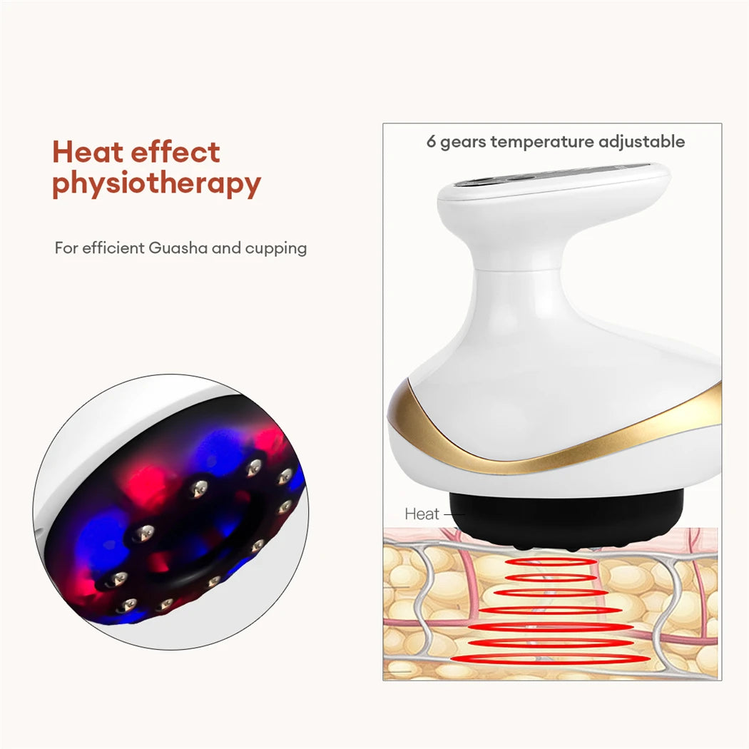 Electric EMS Body Massager Cupping Massage with LCD Display