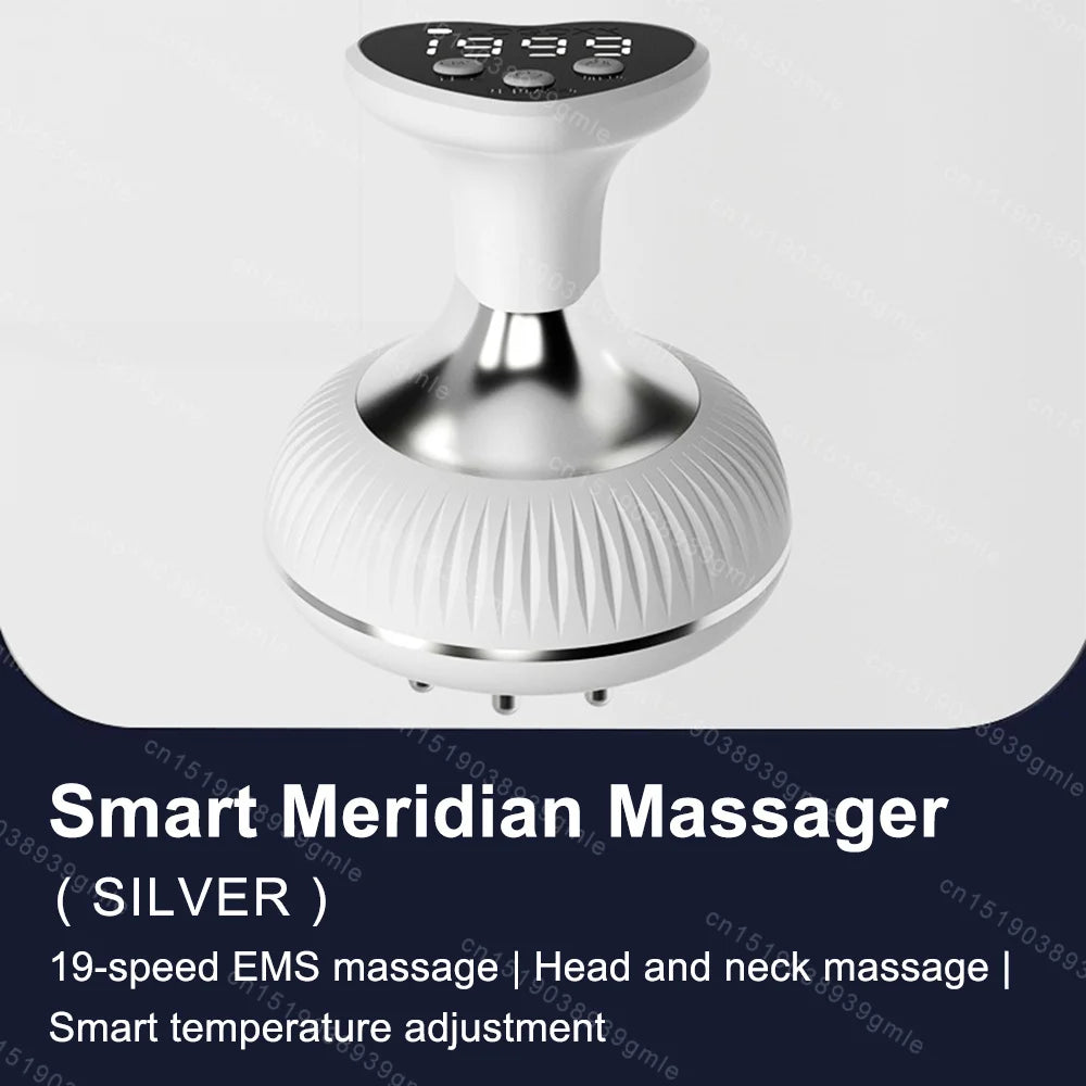 Electric Meridian Brush Gua Sha Body Massager EMS