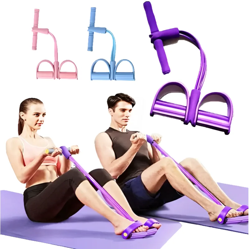 Four-Tube Pedal Tensioner Multi-Functional Household Fitness