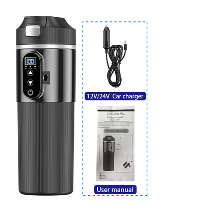 12V/24V 500ML Electric Heating Cup Kettle 304Stainless