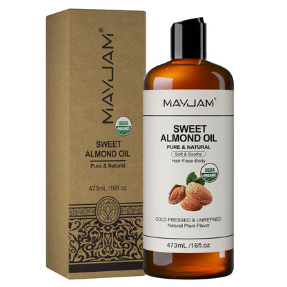 16fl.Oz Organic Grapeseed Oil for Skin Care, Cold Pressed
