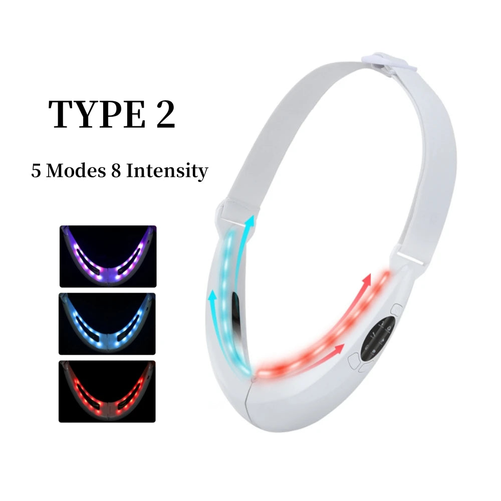 Face Lifting Device Red Light Skin Rejuvenation V Face