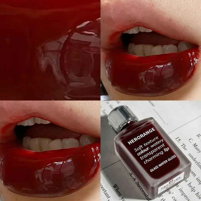 Punk Juice Red Lip Gloss Black Mirror Water