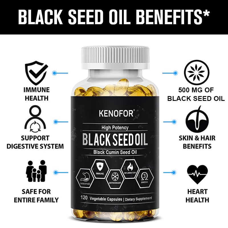 Cold-pressed Organic Black Cumin Seed Oil for the Immune System