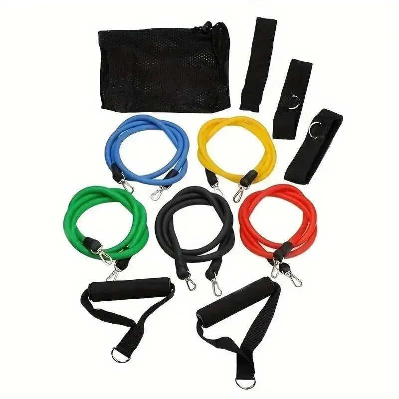11pcs/Set Pull Rope, Resistance Bands, Portable Fitness