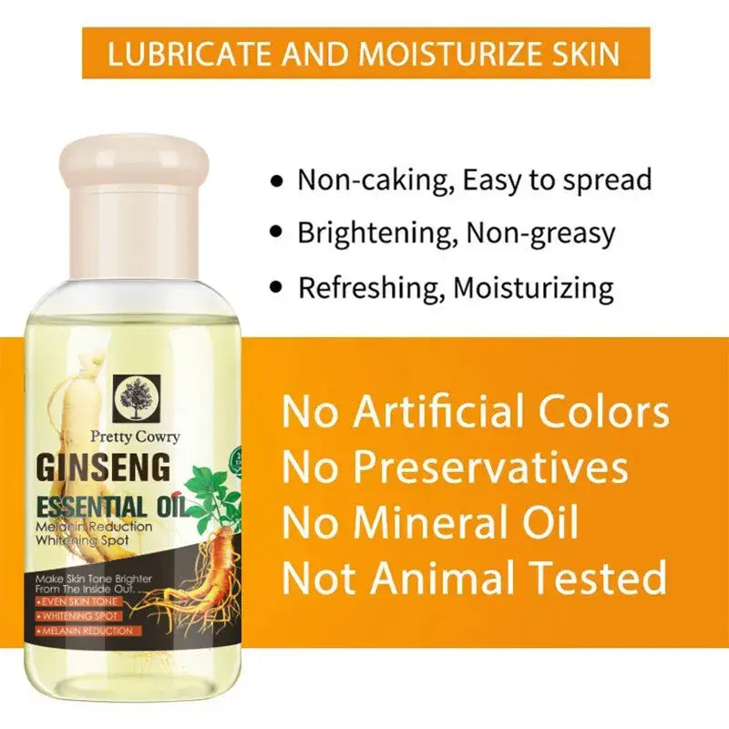 75ml Ginseng Face Oil – Lightweight Texture, Smooth Feel, Hydrating