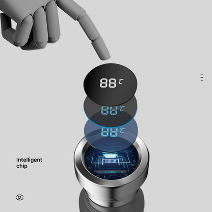 Smart Thermos Bottle Temperature Display: Keep Cold and Hot