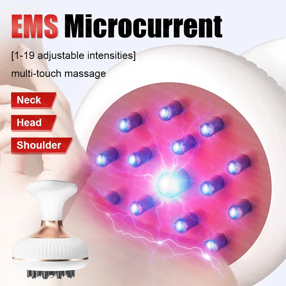 Electric Meridian Brush Gua Sha Body Massager EMS