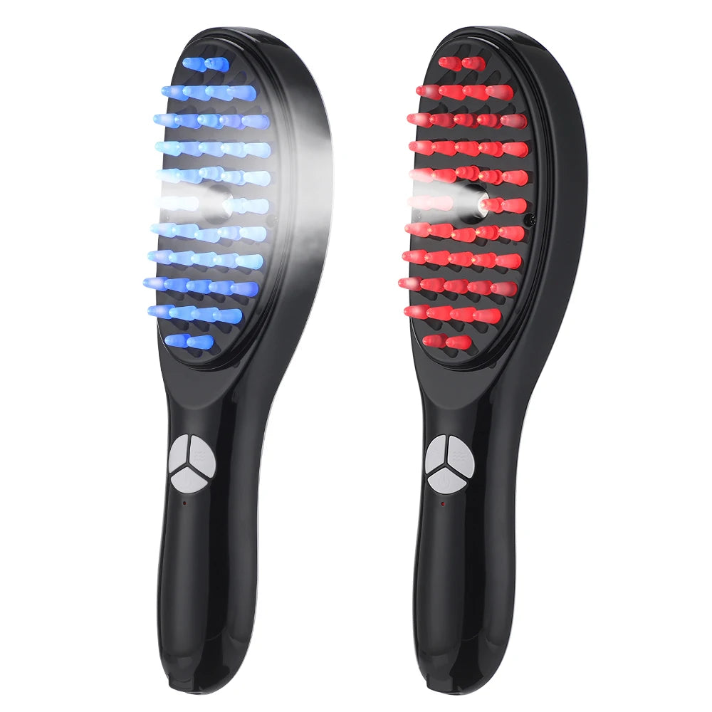 Electric Spray Massage Comb Hair Growth Vibration Head Massager