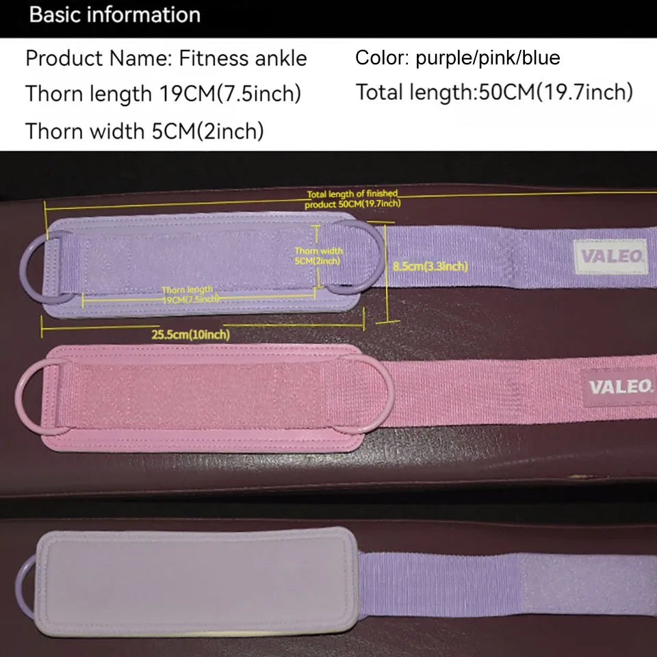 1Pcs Fitness Ankle Straps Adjustable Foot Support Yoga