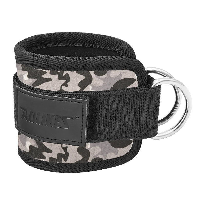 Cable Ankle Straps Double D-Ring Ankle Cuffs