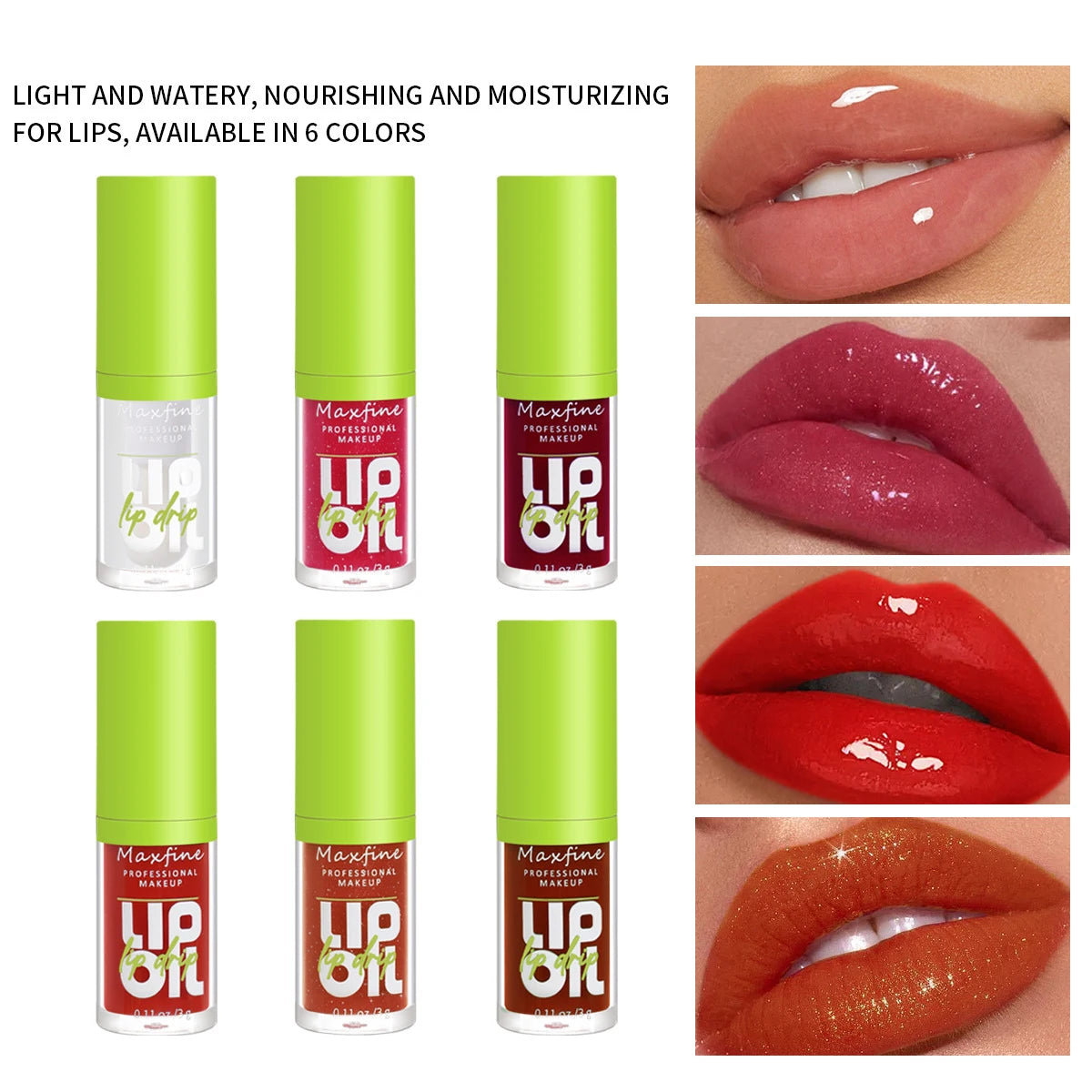 Lip Gloss Waterproof Long-term Moisturising Non-stick