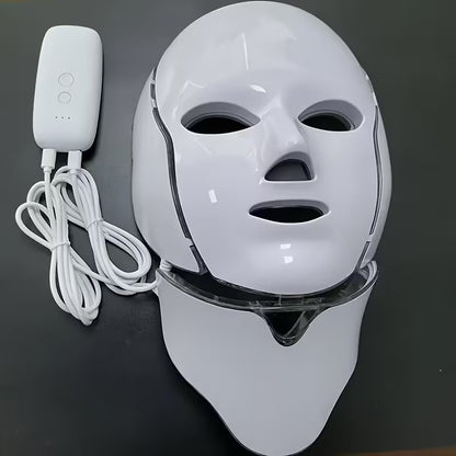 Rechargeable Facial LED Mask 7 Colors LED Photon Beauty Mask