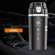 12V/24V 500ML Electric Heating Cup Kettle 304Stainless