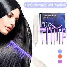 6 in 1 Touch Panel High Frequency Facial Machine Electrotherapy Wand