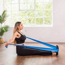 Long Training Stretch Bands Yoga Pilates Resistance Band