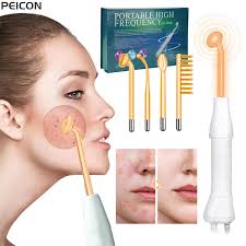 High Frequency Electrotherapy Neon Facial Skin Massage Wand