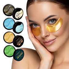 60pcs/box Seaweed Gold Collagen Eye Mask Anti Dark Circles Patches