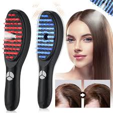 Electric Spray Massage Comb Hair Growth Vibration Head Massager