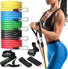 11pcs/Set Pull Rope, Resistance Bands, Portable Fitness