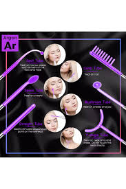 6 in 1 Touch Panel High Frequency Facial Machine Electrotherapy Wand